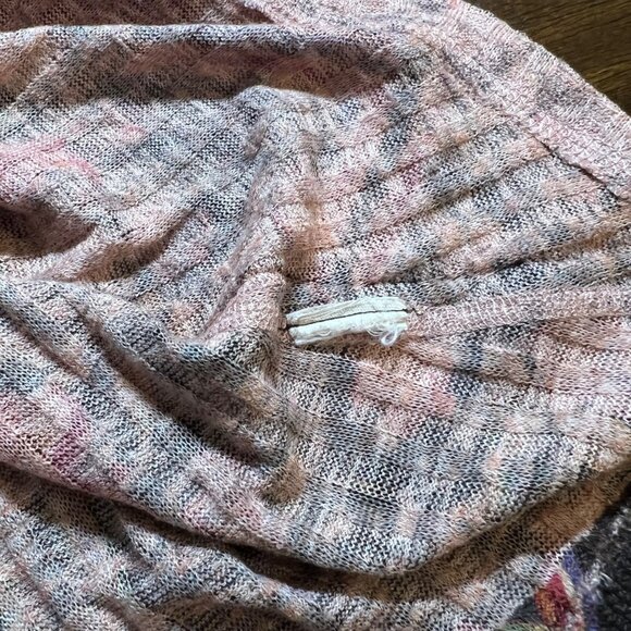 Soft Surroundings Boho Earthy Granola Cottage Indie Long Flowy Tunic Top Large - Picture 9 of 12